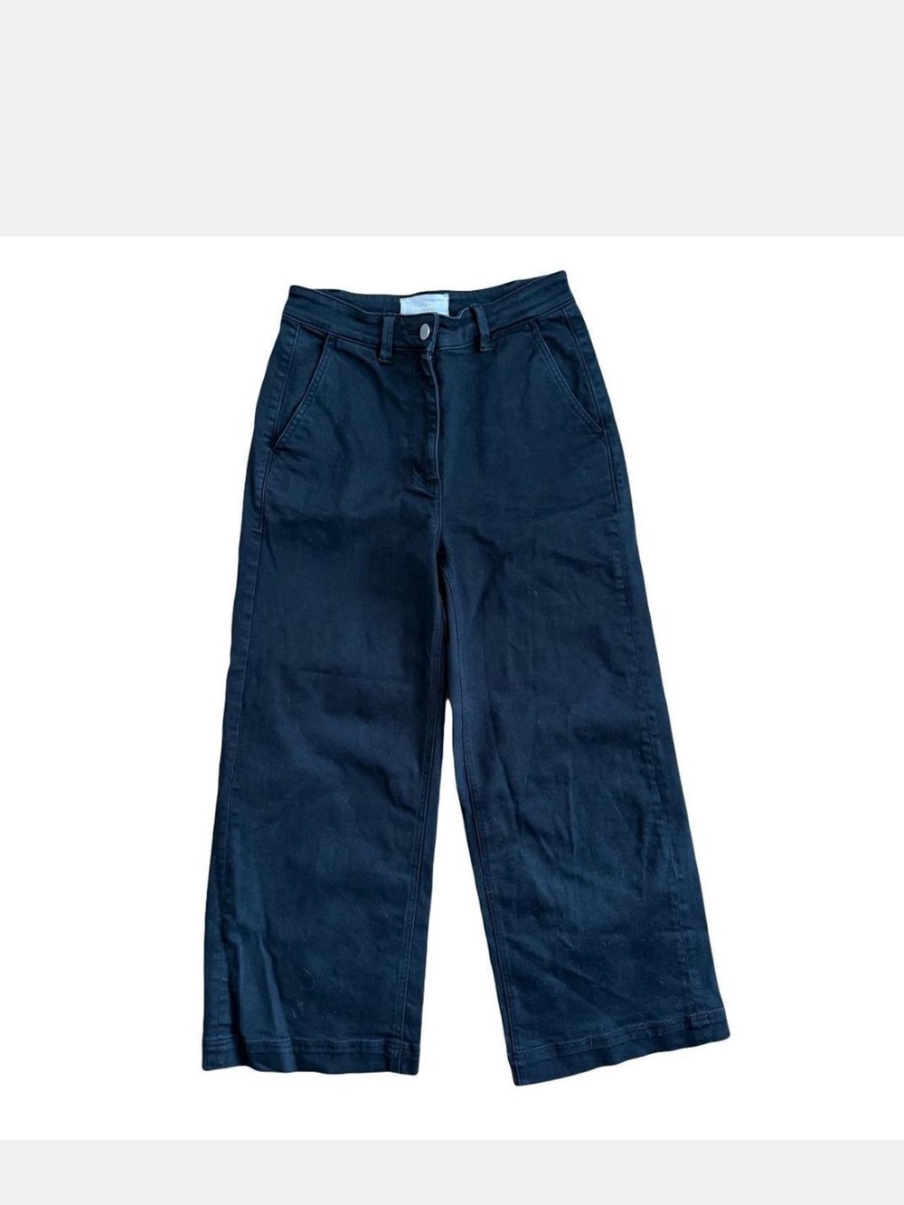 Everlane Navy -black Wide-Leg pants